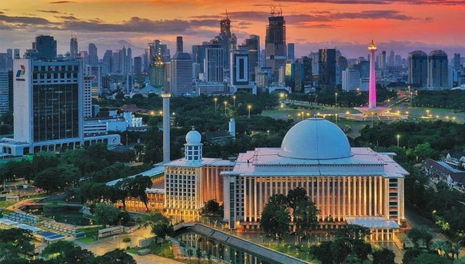 Masjid Istiqlal di Jakarta. (FOTO: Indra Ardiaputra)