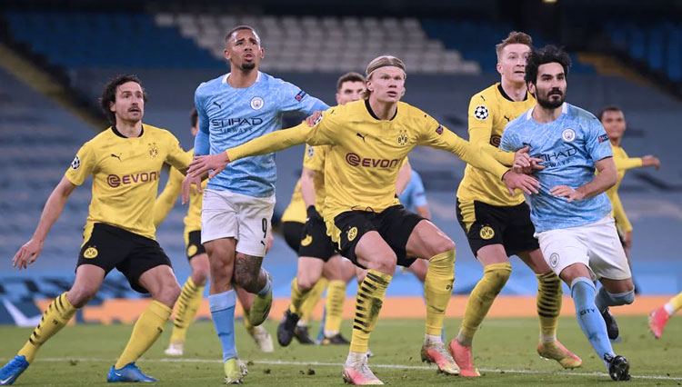 Borussia Dortmund vs Manchester City, Duel Tajam Lini Depan