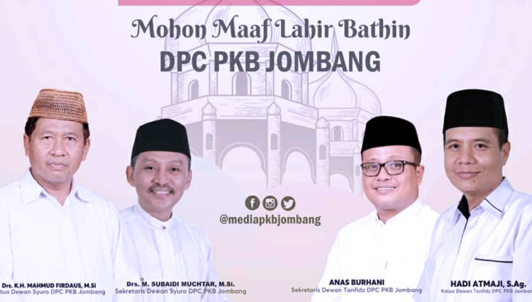 Ketua dan Sekretaris Dewan Syuro dan Dewan Tanfidz DPC PKB Jombang (Foto : Dok. DPC PKB Jombang)