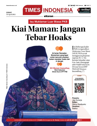 Edisi Jumat, 16 April 2021: E-Koran, Bacaan Positif ...