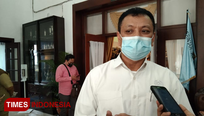 Ketua KONI Kota Malang, Edy Wahyoni saat ditemui awak media beberapa waktu lalu. (Foto: Rizky Kurniawan Pratama/TIMES Indonesia)