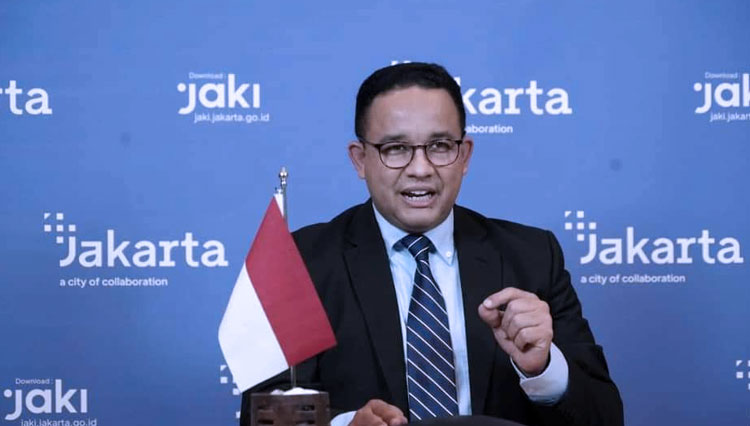 Gubernur DKI Jakarta Anies Baswedan, saat menjadi pembicara di forum internasional bersama sekjen PBB. (FOTO: dok Pemrov DKI Jakarta)