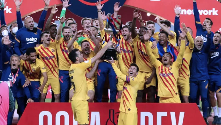 Hajar Bilbao Empat Gol Tanpa Balas, Barcelona Juara Copa del Rey
