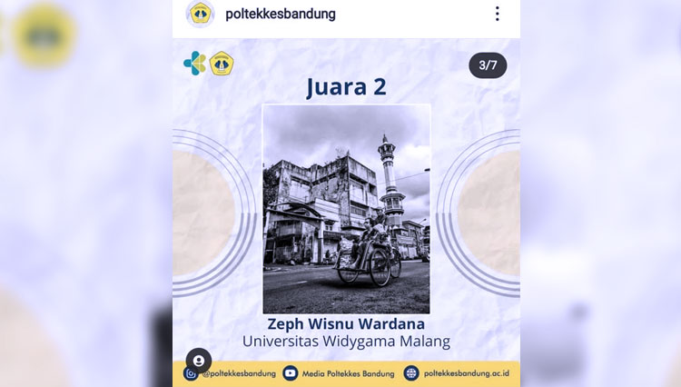 Karya zeph wisnu raih Juara 2.