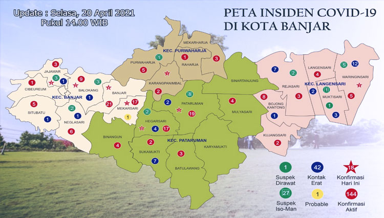 Kecamatan Banjar Catat Rekor Kasus Covid-19 Tertinggi Di Kota Banjar ...