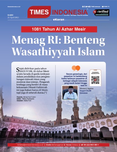 Edisi Rabu, 21 April 2021: E-Koran, Bacaan Positif Masyarakat 5.0