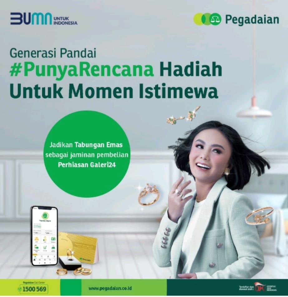 Fitur Cicil Perhiasan Pegadaian Malang Permudah Nasabah Miliki Emas