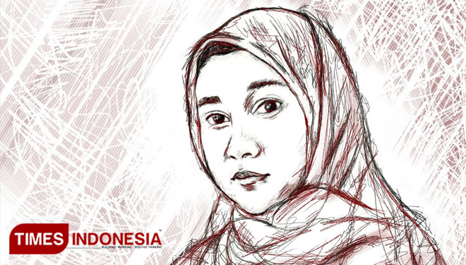 Sketsa wajah Ficky Septalinda, Ketua Komisi IV DPRD Banyuwangi. (Gfrafis: Agung Sedana/ TIMES Indonesia)