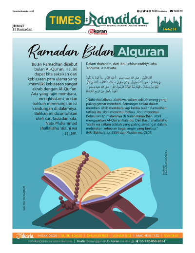 Edisi Jumat, 23 April 2021: E-Koran, Bacaan Positif Masyarakat 5.0