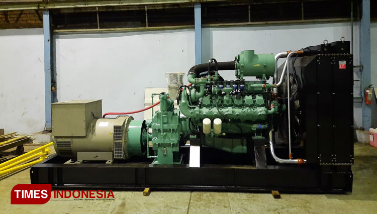 Gas Engine Genarator yang dibuat oleh Boma Bisma Indra Surabaya yang siap dikirim untuk Pertamina EP Indramayu (Foto: Humas BBI for TIMES Indonesia)