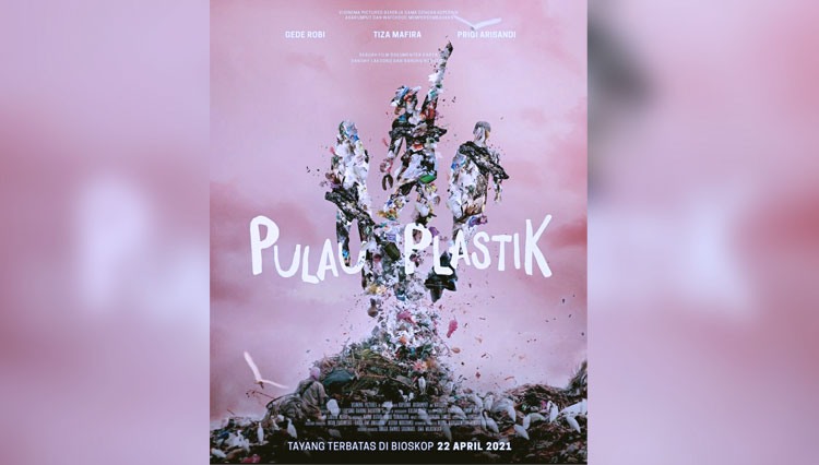 Poster film Pulau Plastik. (FOTO: Dok. instagram Pulau Plastik)