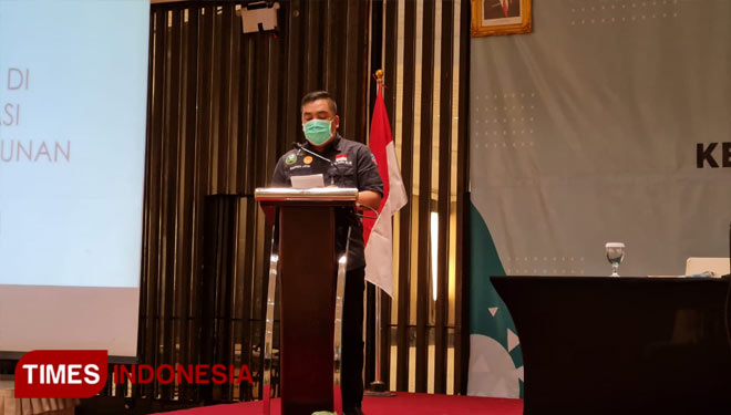 Kepala Bidang Perencanaan, Pengengendalian dan Evaluasi Pembangungan Daerah Bappeda Jatim, Ikmal Putra. (Foto: Khusnul Hasana/TIMES Indonesia)