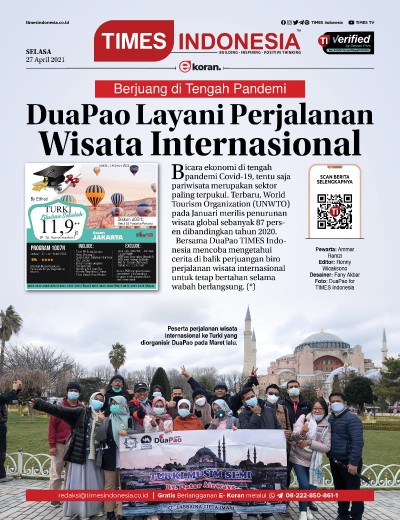 Edisi Selasa, 27 April 2021: E-Koran, Bacaan Positif Masyarakat 5.0