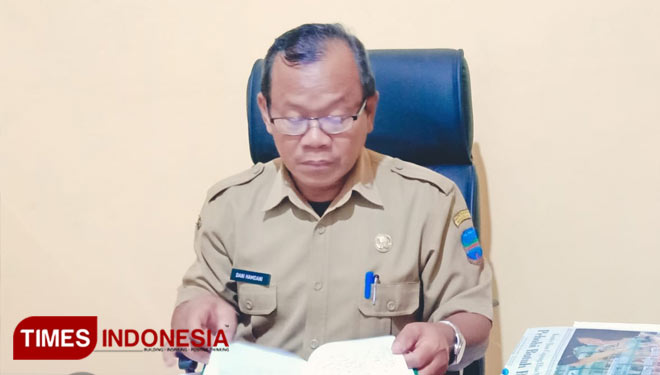 Kepala Badan Kepegawaian dan Pengembangan Sumber Daya Manusia (BKPSDM) Kabupaten Pangandaran Dani Hamdani (Foto: Syamsul Ma'arif/TIMES Indonesia)