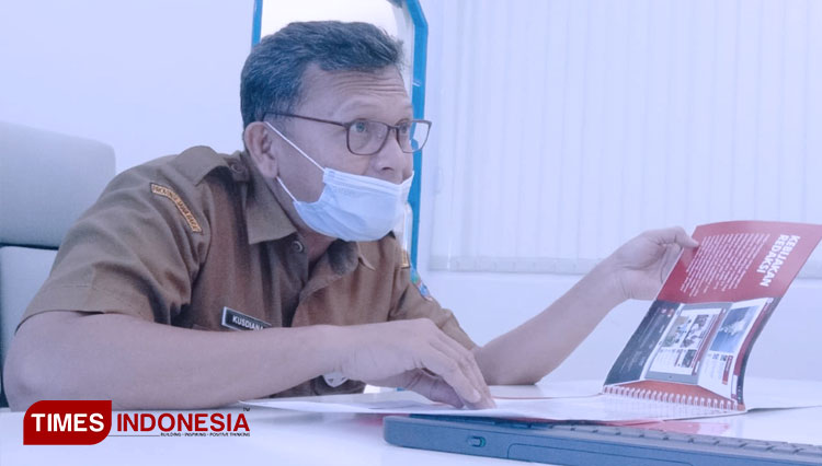 Sekretaris Daerah (Sekda) Kabupaten Pangandaran Kusdiana. (Foto: Syamsul Ma'arif/TIMES Indonesia)