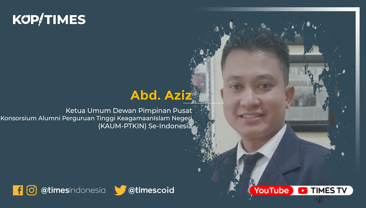 Abd. Aziz, Ketua Umum Dewan Pimpinan Pusat Konsorsium Alumni Perguruan Tinggi Keagamaan Islam Negeri (KAUM-PTKIN) Se-Indonesia