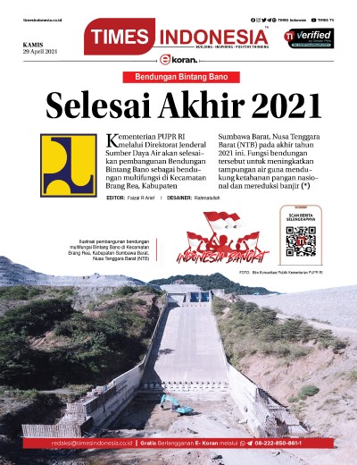 Edisi Kamis, 29 April 2021: E-Koran, Bacaan Positif Masyarakat 5.0 