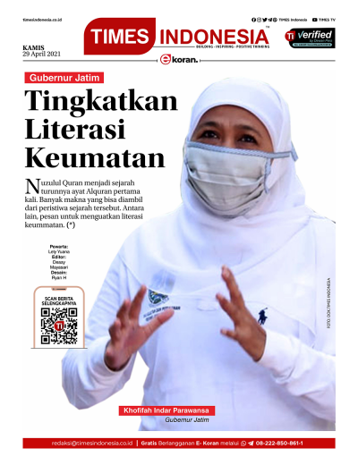 Edisi Kamis, 29 April 2021: E-Koran, Bacaan Positif Masyarakat 5.0