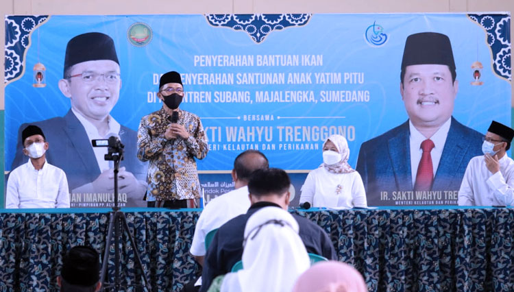 Di Majalengka, BKIPM Berikan Dua Ton Ikan untuk Pondok Pesantren