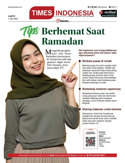 Edisi Sabtu, 1 Mei 2021: E-Koran, Bacaan Positif Masyarakat 5.0	