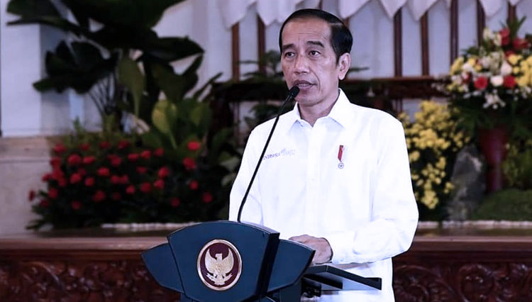 Presiden Jokowi saat konferensi pers yang dilakukan di Istana Negara. (FOTO: Dok Setkab RI)
