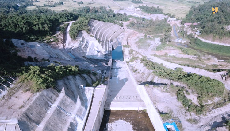 Ilustrasi pembangunan Bendungan Ladongi di di Kabupaten Kolaka Timur (FOTO: Biro Komunikasi Publik Kementerian PUPR RI)