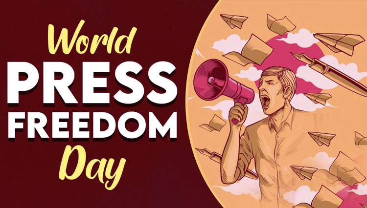ILUSTRASI: world press freedom day 2021. (FOTO: ebnw)