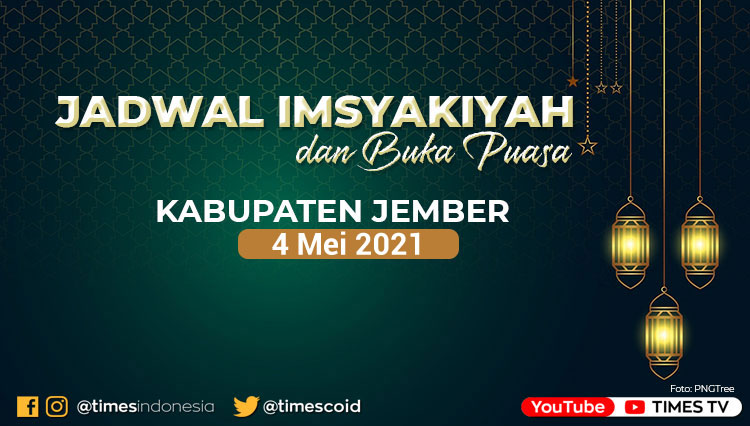 Jadwal Imsakiyah Wilayah Jember. (Desain: TIMES Indonesia)