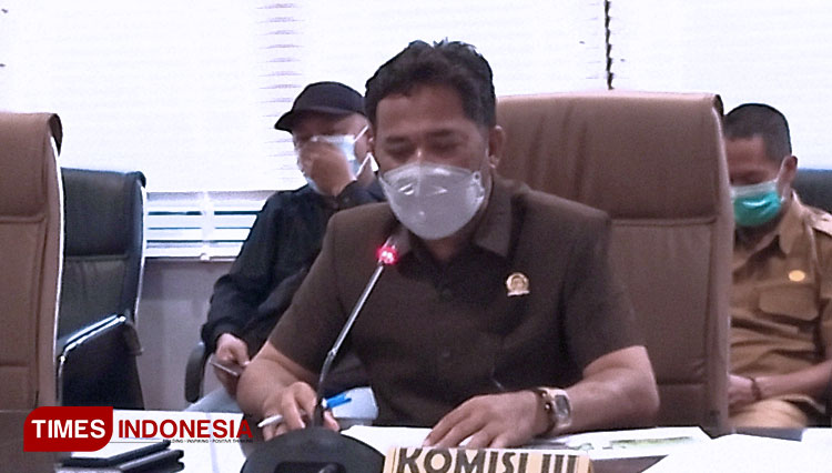 Ketua Komisi III DPRD Bontang, Amir Tosina (Foto: Kusnadi/TIMES Indonesia)