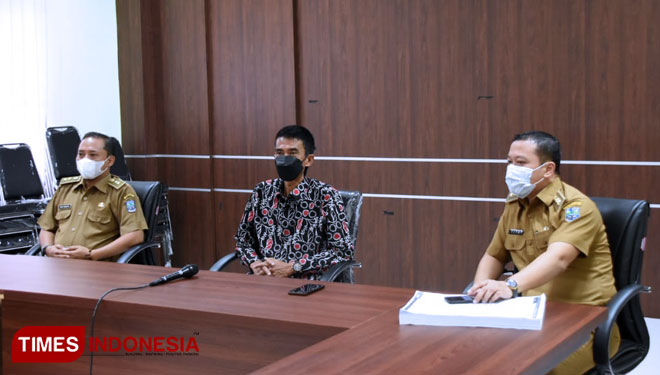 Wakil Wali Kota saat menghadiri musrenbangnas di aula Diskominfo Kota Banjar (Foto:Susi/TIMES Indonesia)