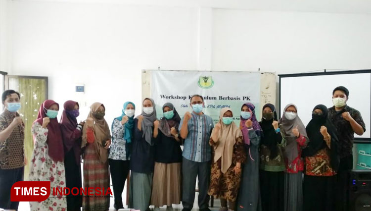 Workshop kurikulum berbasis PK yang digelar ​SMK Kesehatan Amanah Husada, Batu pada 15-16 April 2021. (Foto-foto: ​SMK Kesehatan Amanah Husada for TIMES Indonesia)