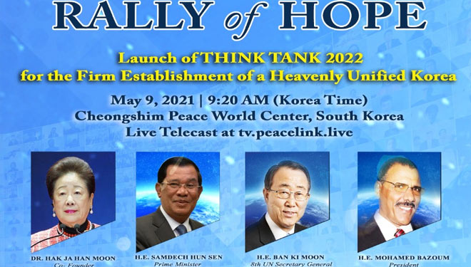 Rally of Hope Daring ke-6, Pemimpin Dunia Pelopori Pendekatan Baru untuk Perdamaian
