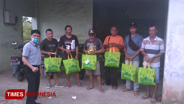 Gansabara Berbagi Paket Sembako di Kota Banjarnegara
