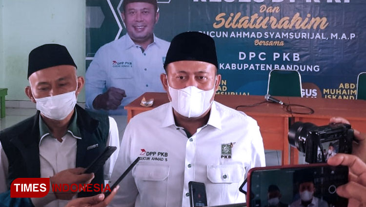 Ketua Fraksi PKB DPR RI Cucun Ahmad Syamsurijal. (FOTO: Iwa/TIMES Indonesia)