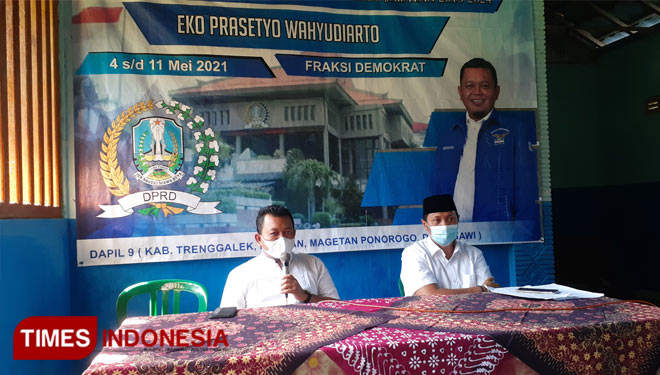 Reses di Punung Pacitan, Eko Prasetyo Bahas Pertanian