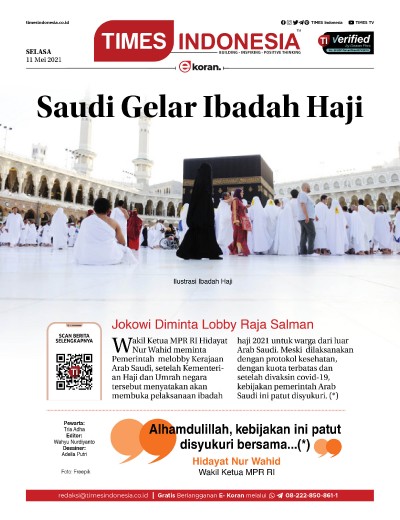 Edisi Selasa, 11 Mei 2021: E-Koran, Bacaan Positif Masyarakat 5.0