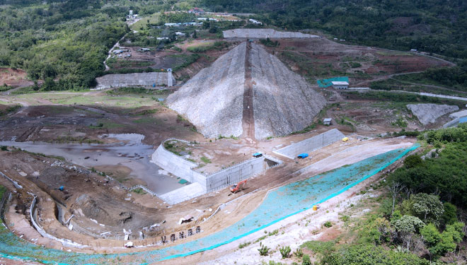 Ilustrasi pembangunan infrastruktur air di Provinsi Nusa Tenggara Timur (NTT) (FOTO: Biro Komunikasi Publik Kementerian PUPR RI)