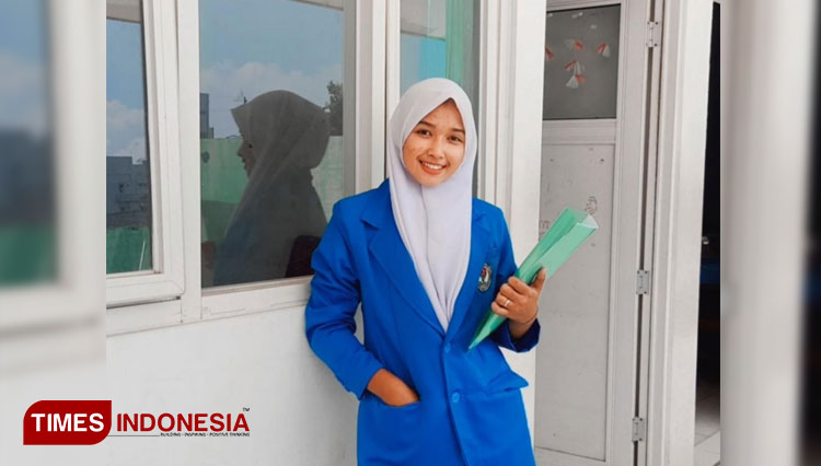 Saskia Kirani, siswi Kelas XI Farmasi Klinis dan Komunitas SMK Kesehatan Bina Husada Surabaya. (Foto: SMK Kesehatan Bina Husada for TIMES Indonesia)