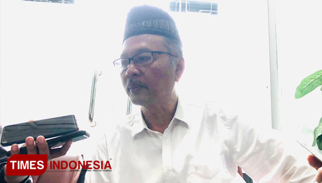 Rektor UIN Maliki Malang, Prof. Dr. Abdul Haris, M.Ag. (Foto: Nadira Rahmasari/TIMES Indonesia)