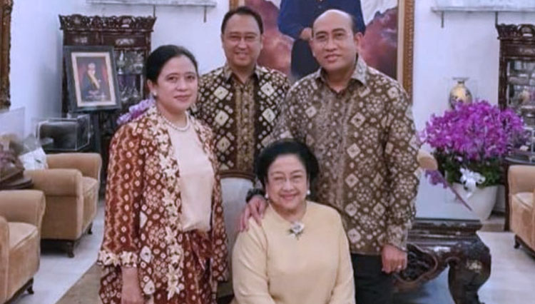 Lebaran, Megawati dan Puan Maharani Kompak Pakai Gambo Muba