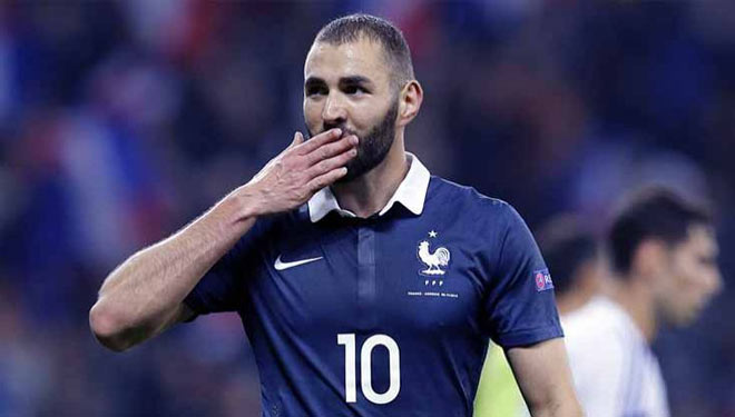 Pemain Timnas Prancis, Karim Benzema. (FOTO: Valery Hache/AFP via Getty Images)