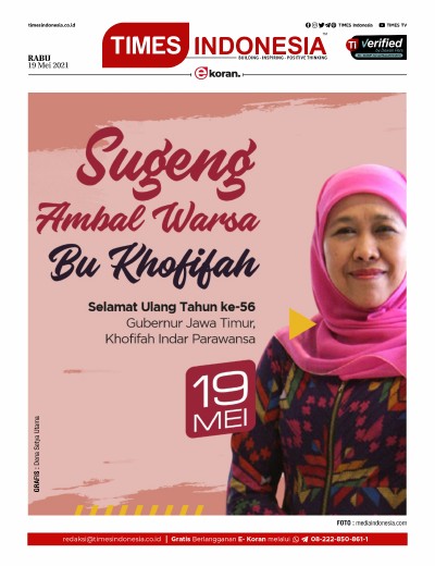 Edisi Rabu, 19 Mei 2021: E-Koran, Bacaan Positif Masyarakat 5.0 