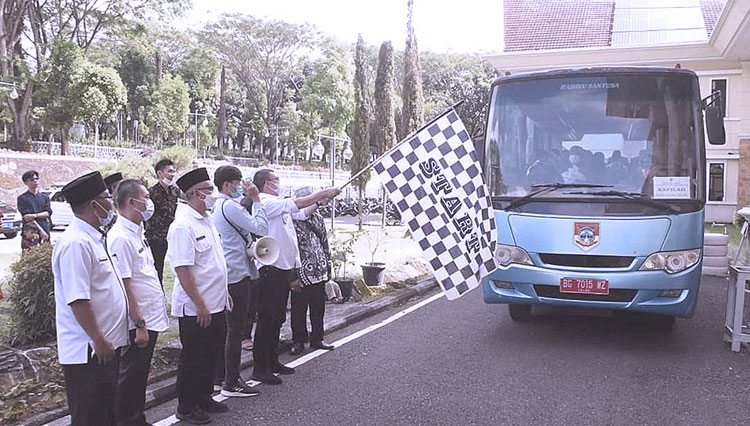 Wali Kota Pagaralam Lepas Kafilah Stq Times Indonesia