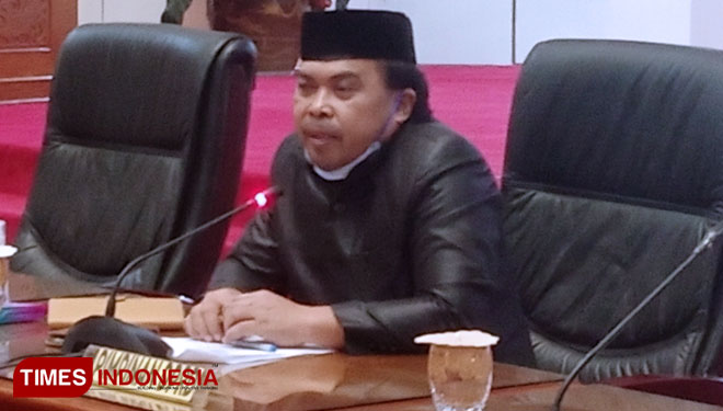 Wakil Ketua DPRD Bontang,Agus Haris (Foto: Kusnadi/TIMES Indonesia)