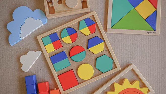 Mainan anak dari balok kayu hingga puzzle hasil produk CV. Agdia Toys (FOTO: Humas BSN for TIMES Indonesia)