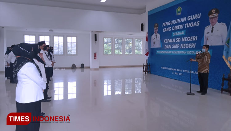 38 Guru Dikukuhkan Jadi Kepala SD dan SMP Negeri Kota Malang, Ini Daftarnya