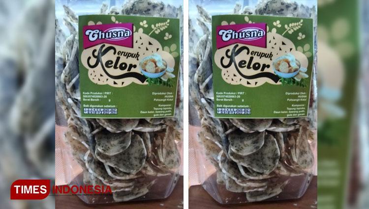 The exotic look of Moringa chips of Kerupuk Kelor Chusna Probolinggo. (Photographs: Doc. Husnawiyah for TIMES Indonesia)