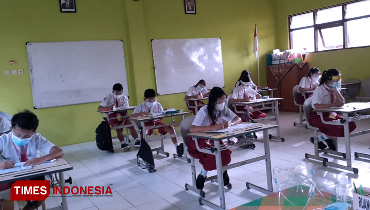 Enam SDN di Kota Batu Gelar Ujian Akhir Tatap Muka