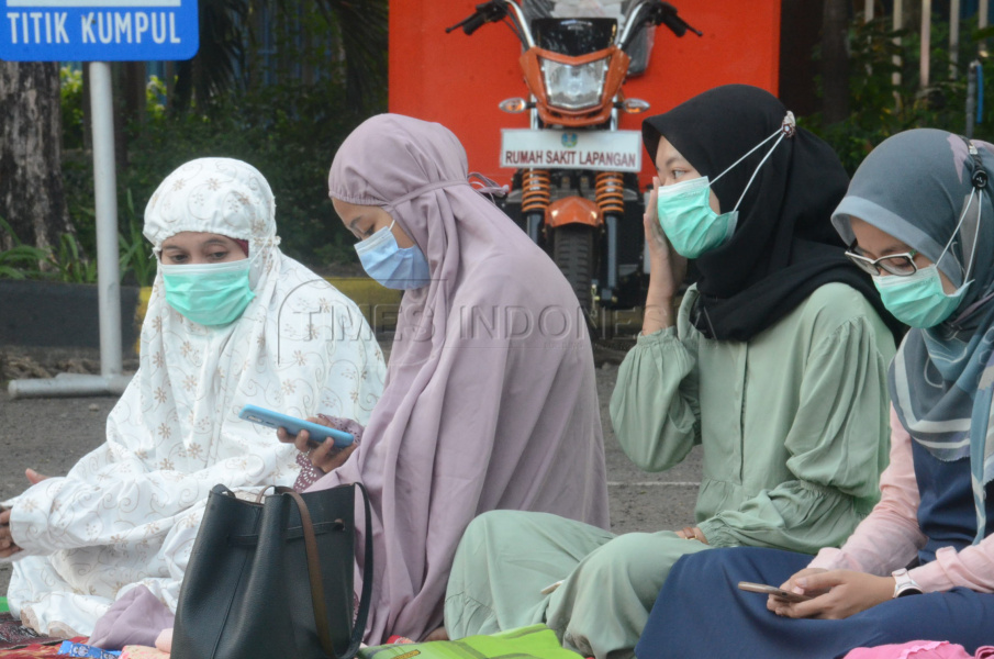 RS Lapangan Indrapura Surabaya Gelar Shalat Idul Fitri Khusus Pasien dan Nakes 