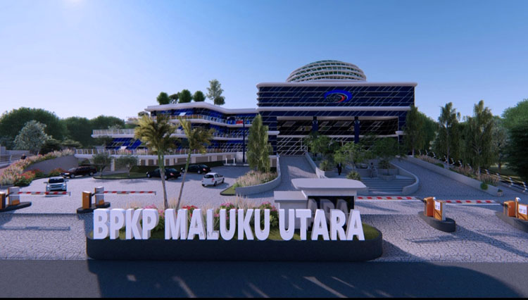 Gambar gedung kantor BPKP Perwakilan Maluku Utara di Sofifi. (Foto: Dok BPKP Malut)